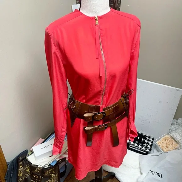 Authentic TOM FORD Rare RUNWAY Corset Strappy Brown Belt - Picture 3 of 14